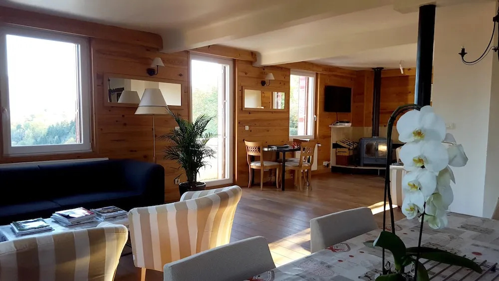 Apartment With 3 Bedrooms in Mont-saxonnex, With Wonderful Mountain View, Enclosed Garden and Wifi - 600 m From the Slopes