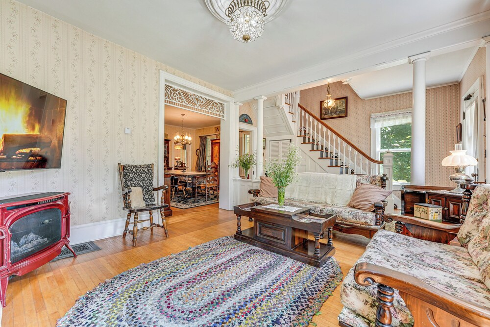 6 Mi to Lake George: Adirondack Home w/ Game Room