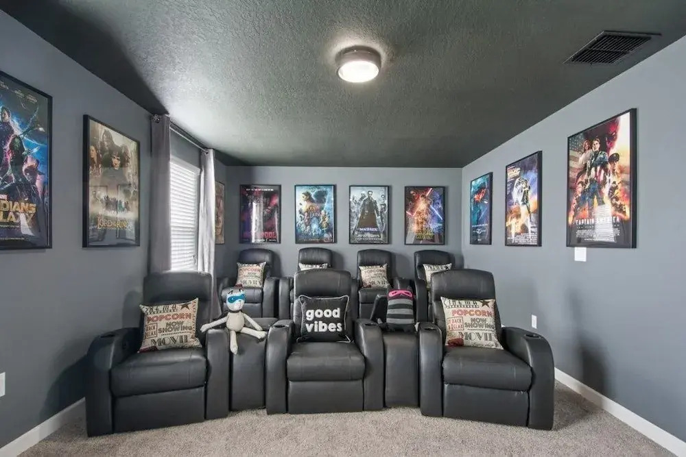 8 Bedroom Movie Theater In Home Champions Gate! 8 Villa by RedAwning