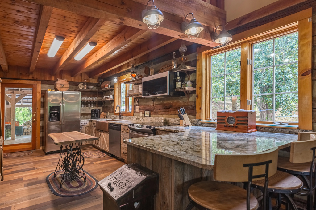 Hand Hewn Hideaway Stunning Gatlinburg Cabin with Hot Tub Table Games and Outdoor Oasis