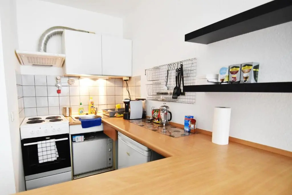 Praktisches Apartment mit Flatscreen TV