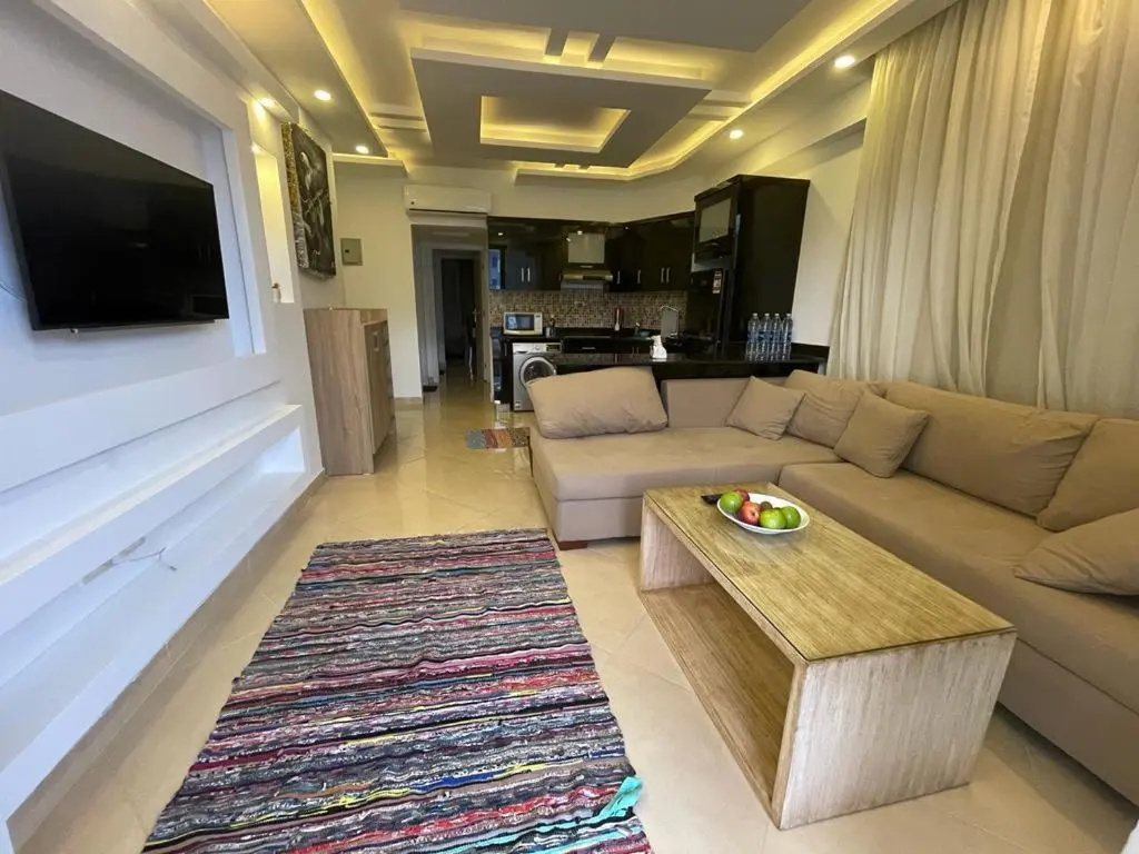 Lovely & Luxury 2 bedroom apartment with Swimming and water aqua park view in Sharm Hills luxury resort in Sharm El Sheikh - Red sea
