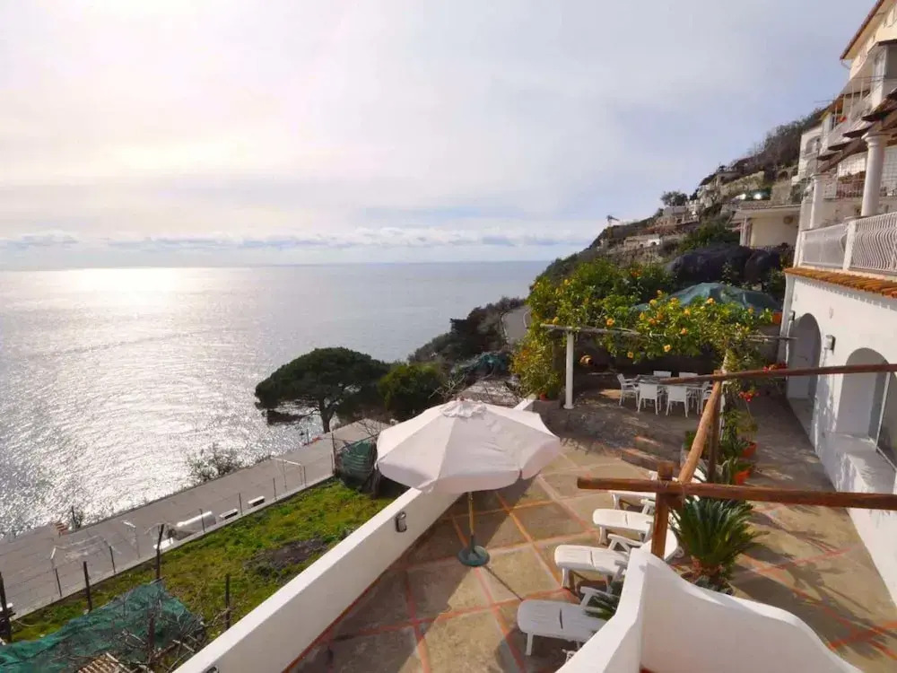 Apartment in Praiano Sea View Terrace A C Wi-fi 6 Guests ID 308