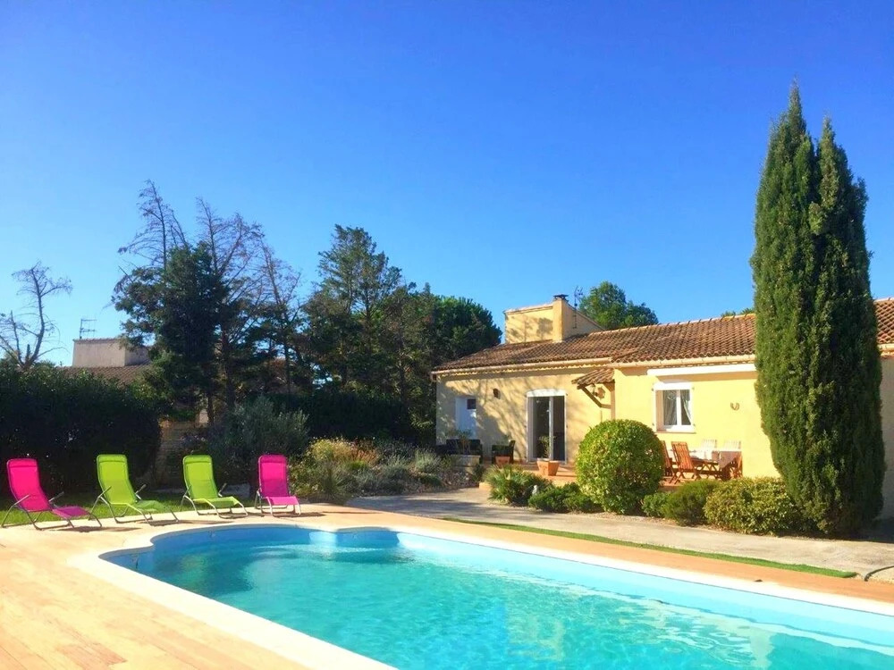 House With 3 Bedrooms in Saint-nazaire-d'aude, With Private Pool, Encl