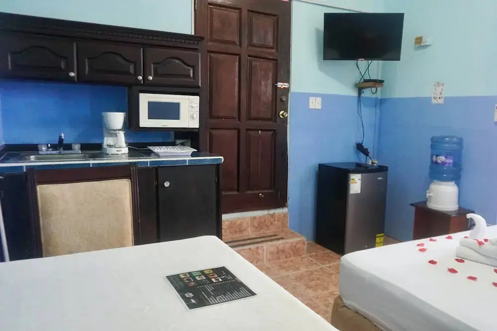 See Belize Seabreeze Sea View Studio With Balcony, Pool & Overwater Deck, 2nd FL