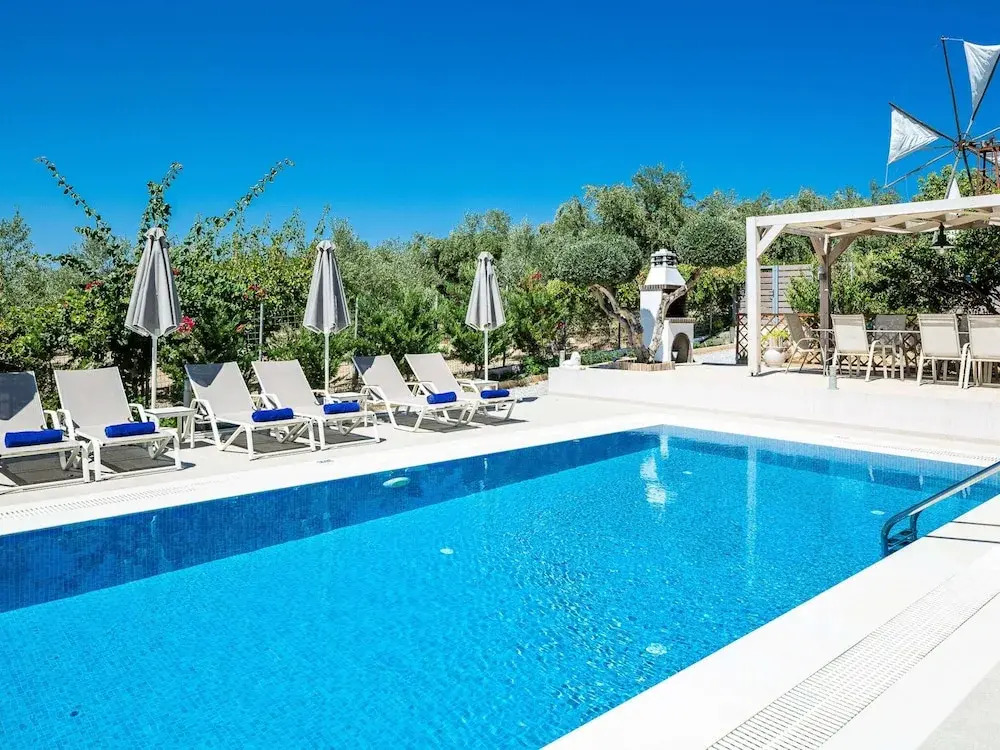 Beautiful new Large House, Private Pool, Near Beach at Rethymno, NW Coast