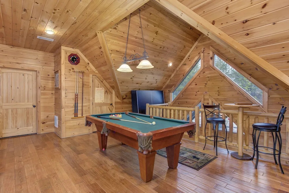 Cabin w/ Mountain Views, Hot Tub & Game Room!