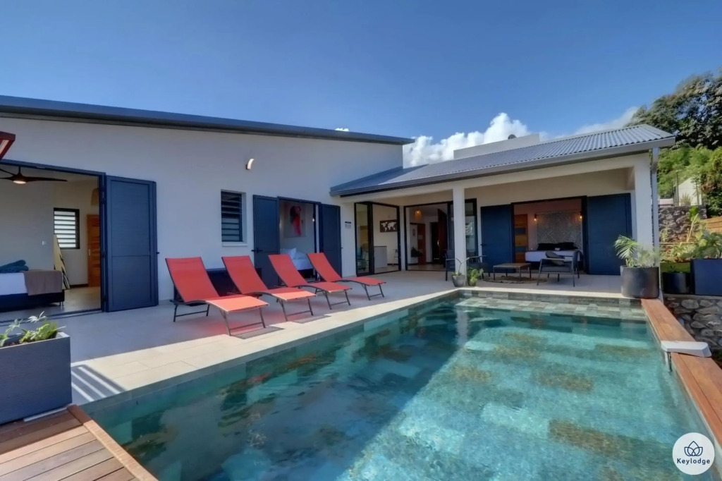 Villa Aïna - Piscine 4 étoiles - Vue mer - Saint Leu