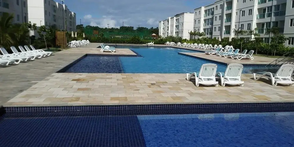 Palm Village Acqua - Apartamento Premium - Em frente à piscina - Porto de Galinhas