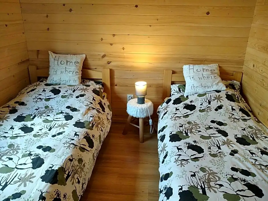 Domki i apartamenty nad jeziorem solińskim z basenem I widokiem na góry