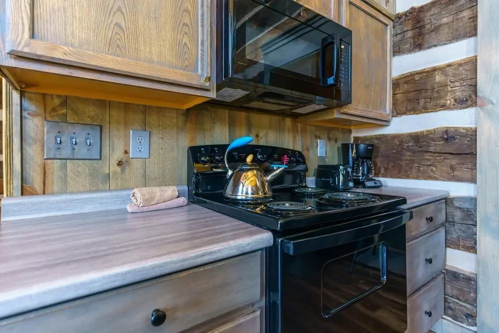 Sheriff s Cabin Mountain View Hot Tub Antique Logs Featured on Barnwood Builders Great Location