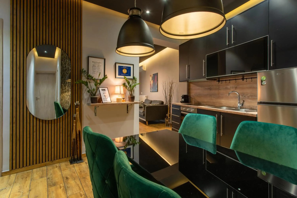 Old town view apartment