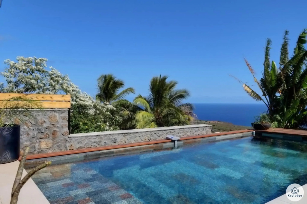 Villa Aïna - Piscine 4 étoiles - Vue mer - Saint Leu