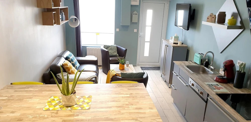 House With 2 Bedrooms In Le Tréport, With Wonderful Sea View, Furnished Garden And Wifi - 1 Km From The Beach