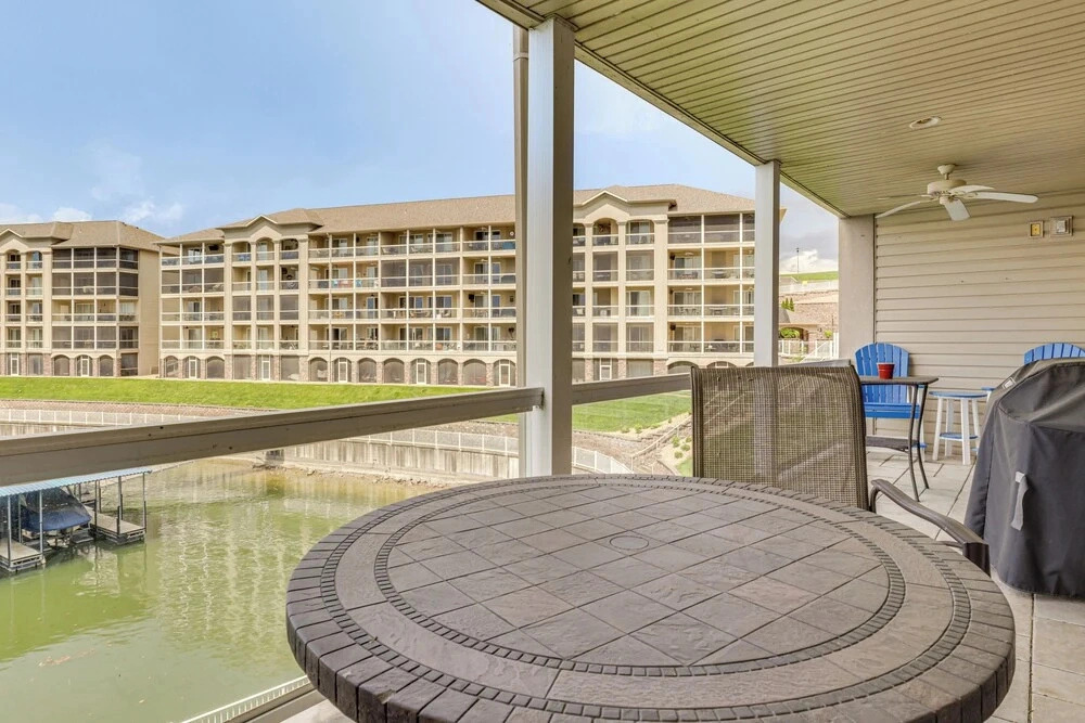 Balcony & Lake Views! Osage Beach Retreat