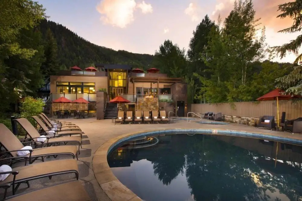 Luxury 3 Bedroom Downtown Aspen Vacation Rental With Amenities Including Heated Pool, Hot Tubs, Game Room And Spa