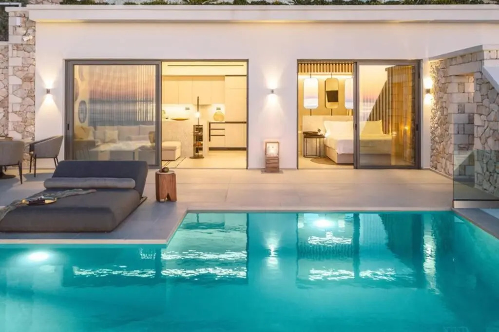 THE WAVE TWIN VILLA 1 KATHISMA BEACH Lefkada