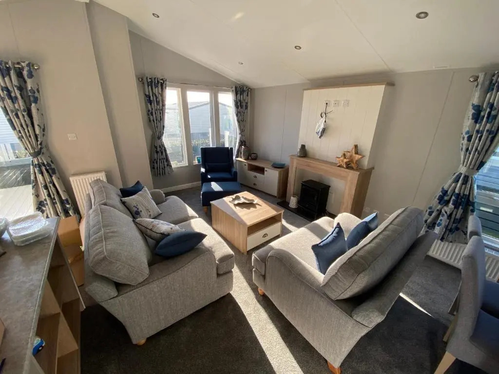 Brand new Sea view beach lodge Trecco bay 3 bedroom