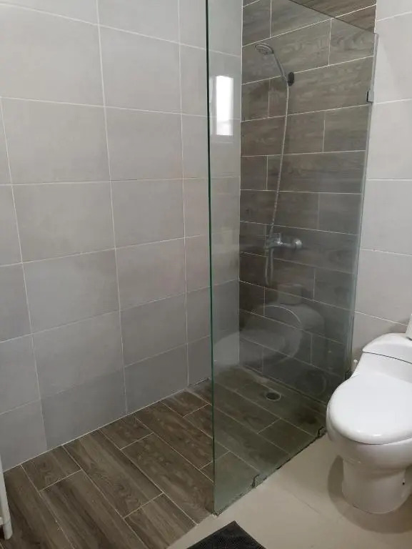 Room with bathroom