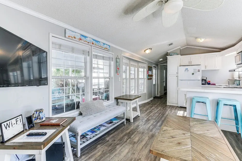 Walk to Beach: Miramar Tropical Cabana w/ Deck!