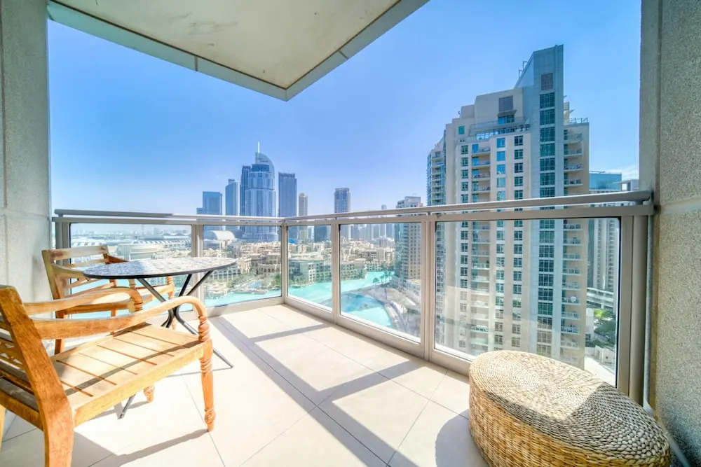 Upscale 2BR w Burj Khalifa Fountain Views