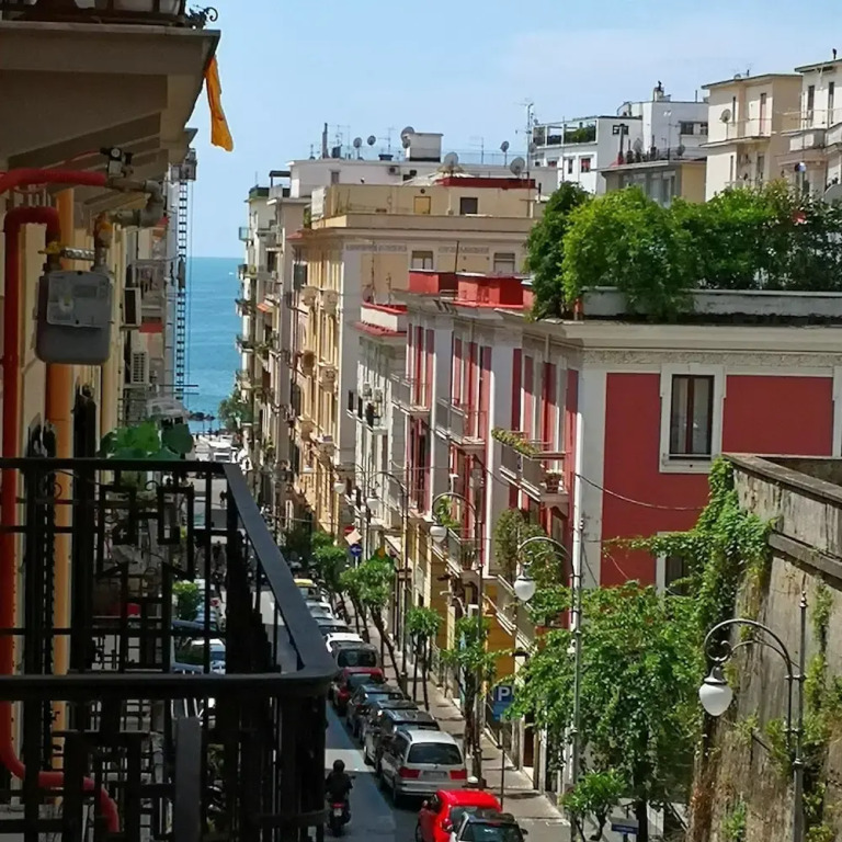 Apartment With one Bedroom in Salerno, With Wonderful sea View, Balcony and Wifi - 2 km From the Beach