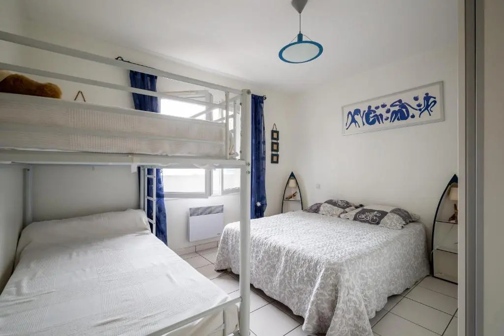 Appartement 6 personnes proche de la plage et du centre-ville