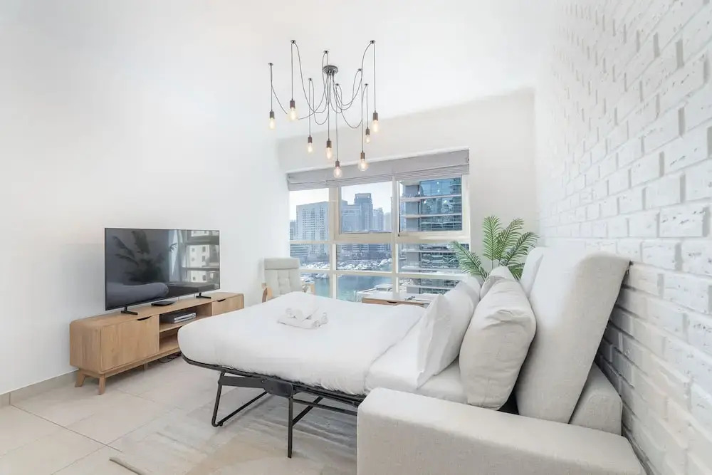 Elegant 1-bedroom Apartment for 4 in Dubai Marina
