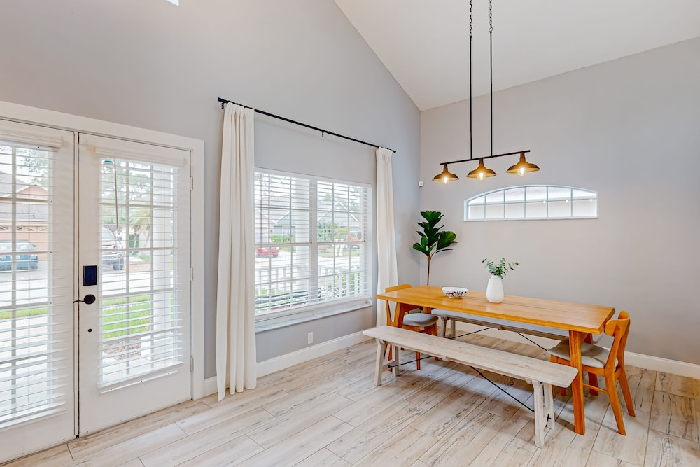 Whimsical Sunlit Retreat With Private Pool, Patio, & Game Room - Close to Parks