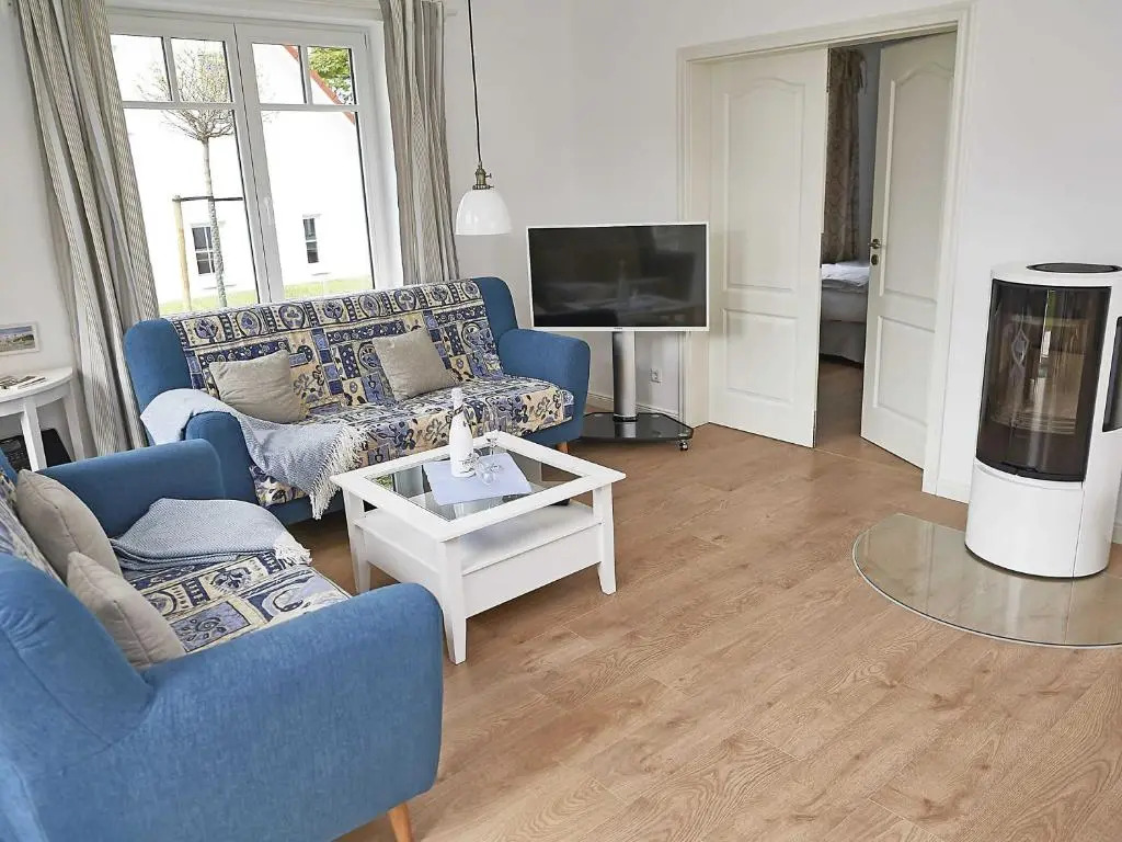 Haus "Strandlust" F408 über zwei Etagen mit Kamin, Terrasse, Garten