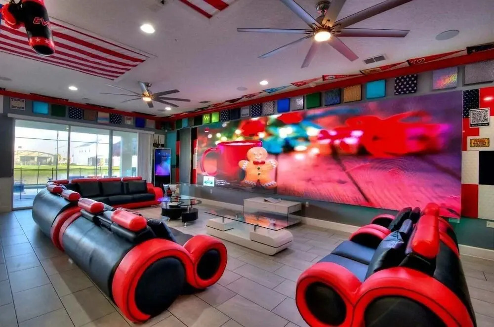 2421-14-rd- Sports Themed Home With Bowling Alley