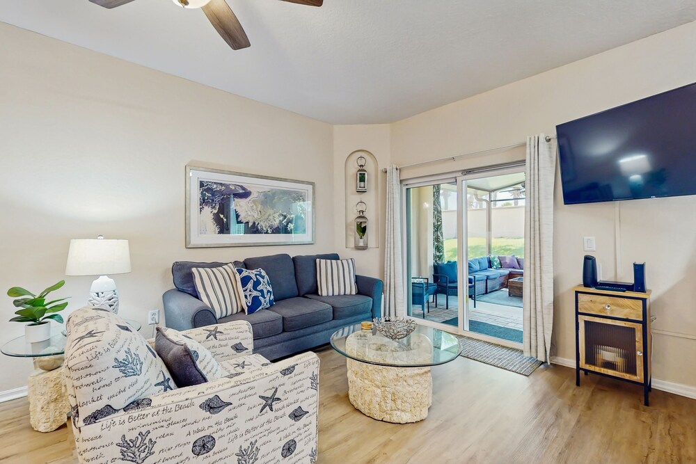 Spacious Dog-friendly 3bed/3 Bath Townhome With Screened in Lanai Near Disney