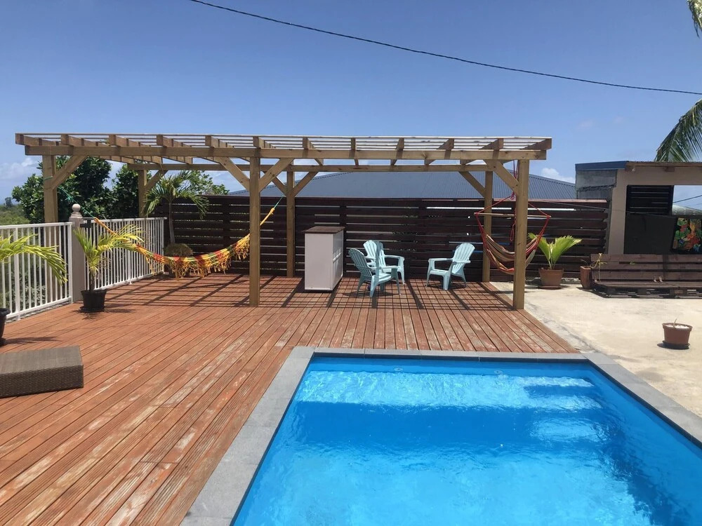 Villa With 3 Bedrooms in Le Gosier, With Wonderful sea View, Private Pool and Furnished Terrace - 4 km From the Beach