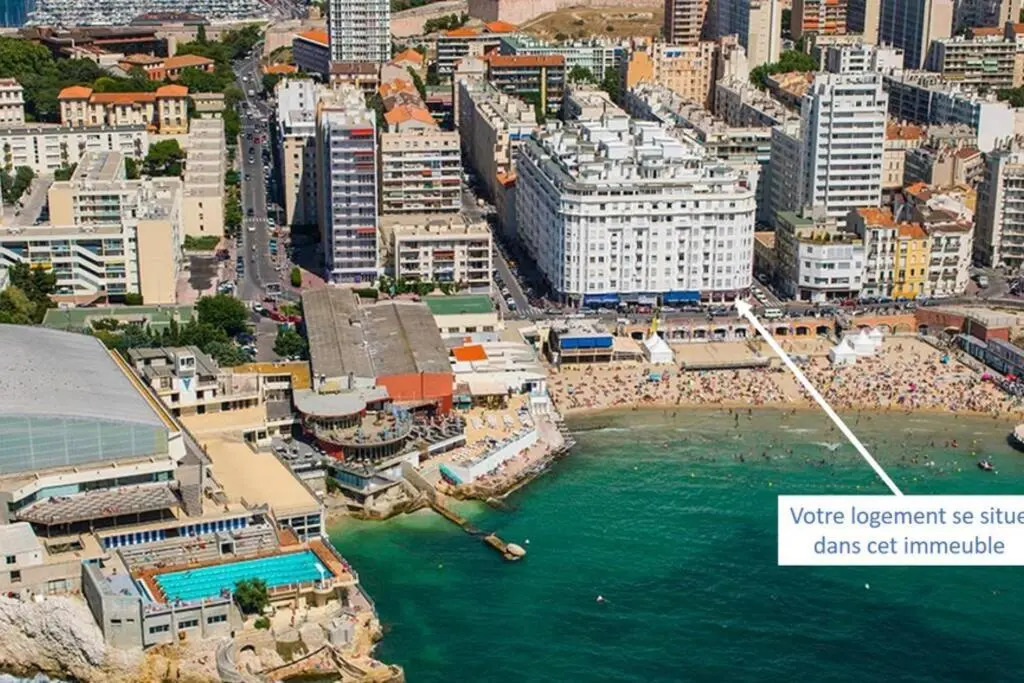 Plage des Catalans Marseille - T2 4 couchages - Pharo Vieux-Port