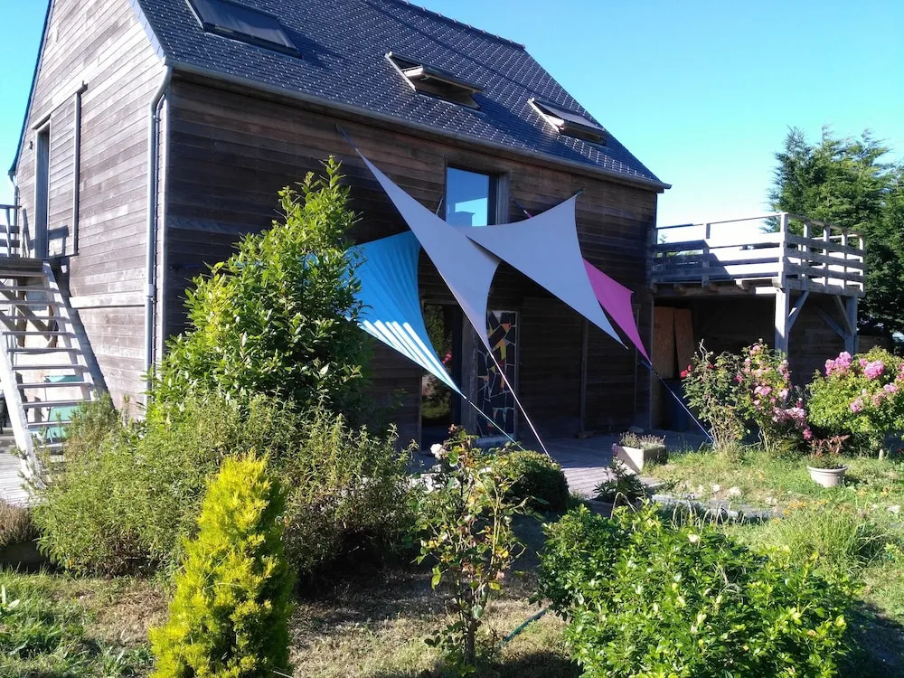 Maison bois bioclimatique