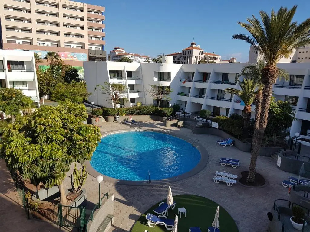 Apartment Casa Palmera only 150 meters to the beach, heated pool, wifi, SAT-TV, balcony with poolview