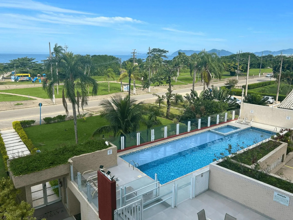 Frente Mar, Vista Mar - Doce Lar de Bertioga Indaiá