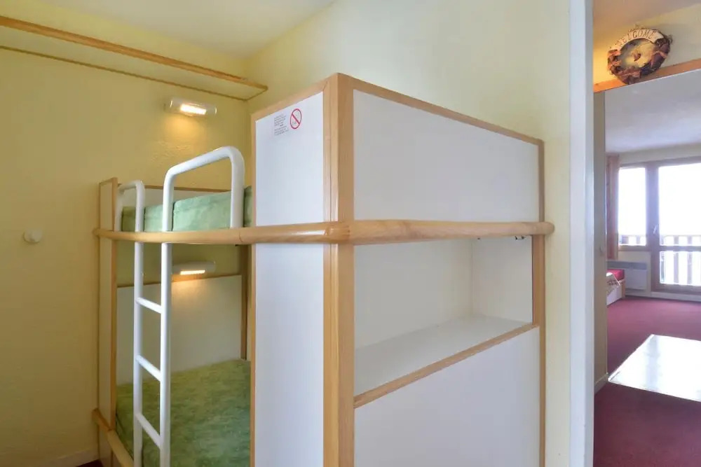 Belle Plagne Studio Cabine on Slopes 3/4 People of 23 M2 Cal410