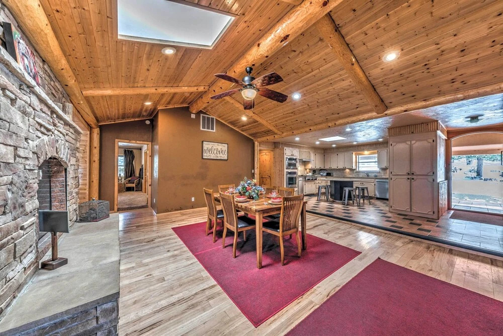 Spacious Ruidoso Home w/ Hot Tub & Fireplaces