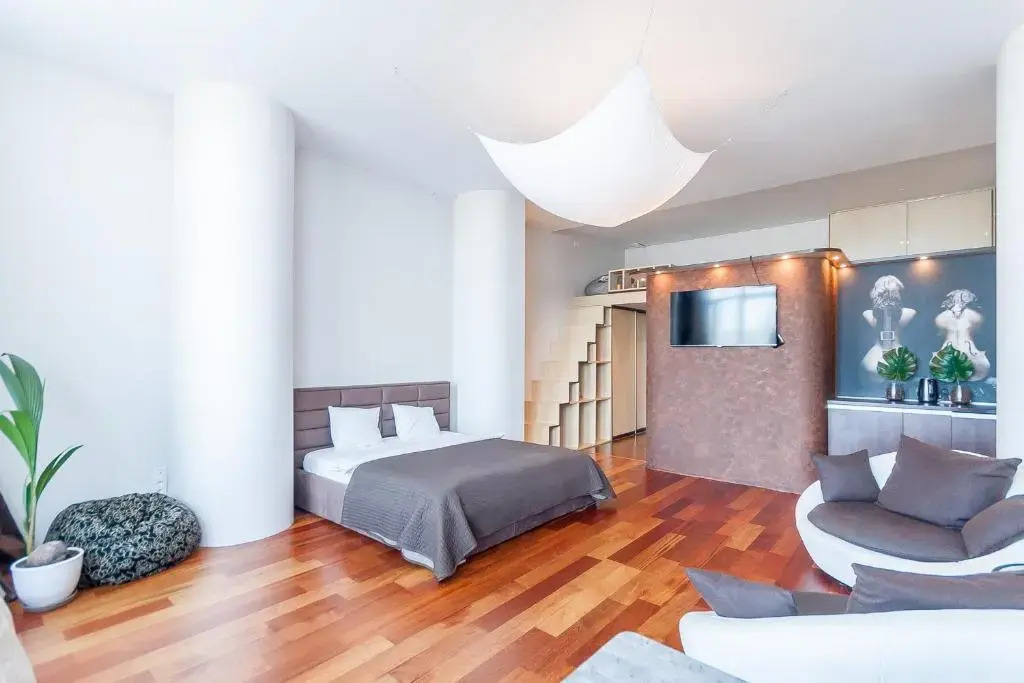 Loft studio with Sauna by URBAN RENT