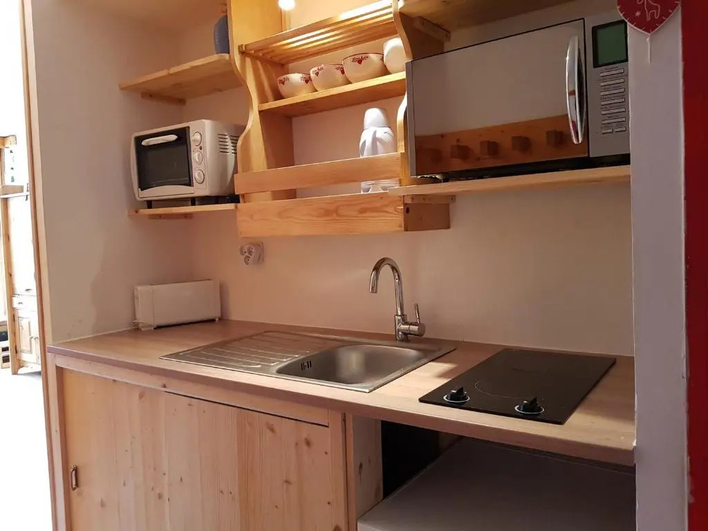 Appartement Les Arcs 1600, 1 pièce, 3 personnes - FR-1-411-655