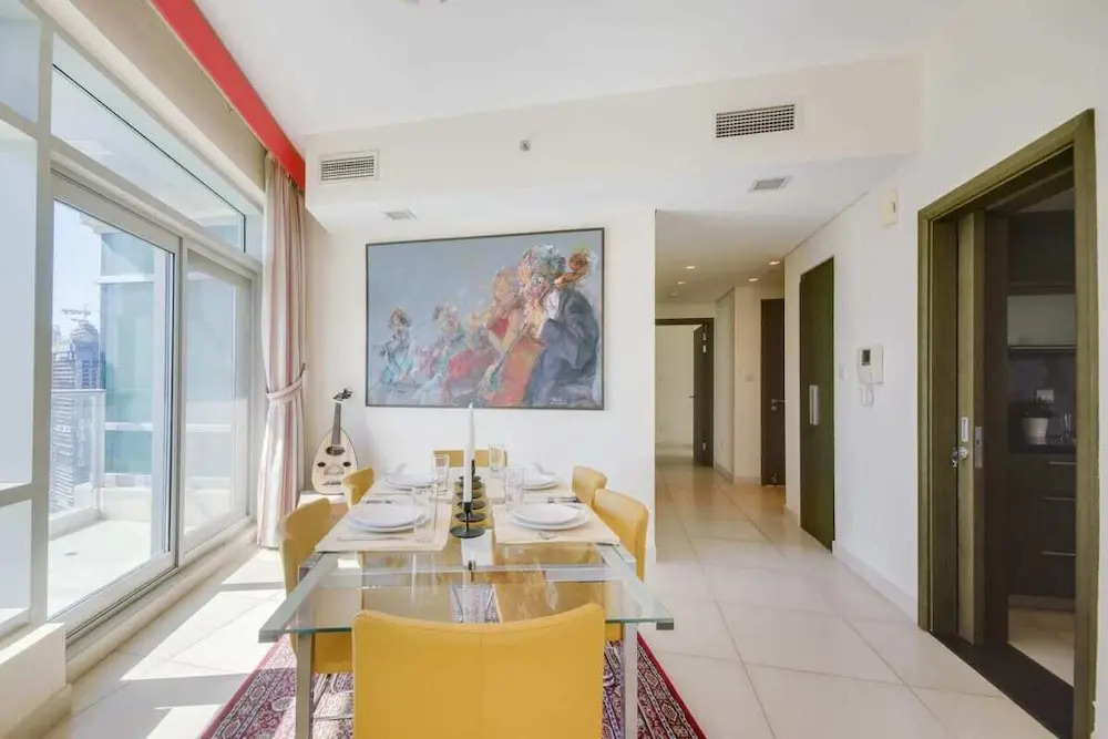 Stylish Apartment With the Best Burj Views