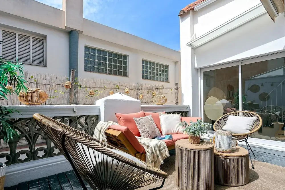 Stylish Penthouse Private Terrace Plaza Mitjana