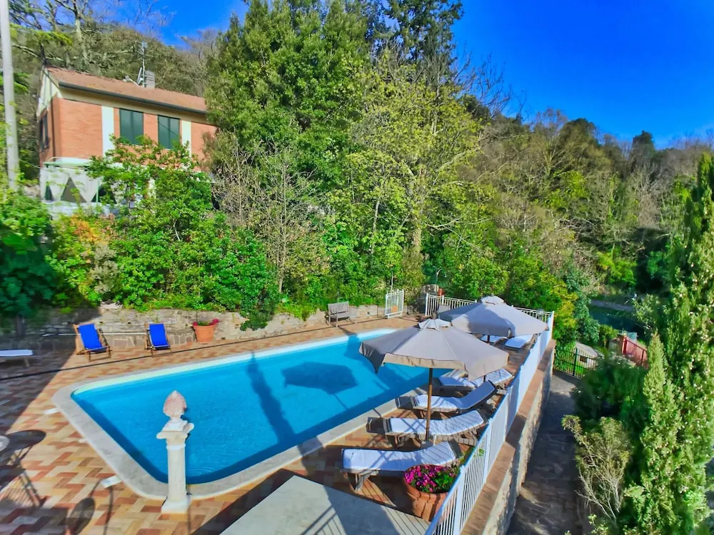 Apartment in Sassetta With Pool and Scenic Views