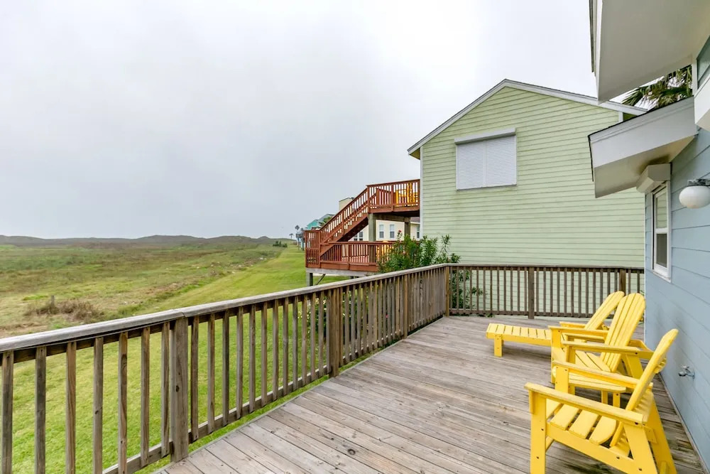 Boardwalk to the Beach in Port A by RedAwning
