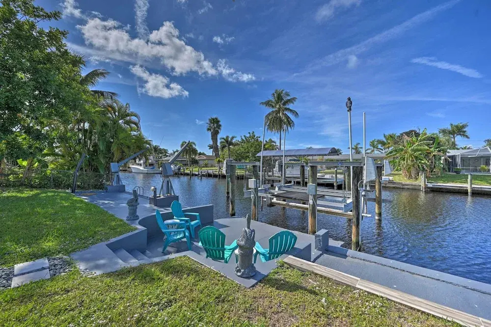 Pool, Dock, Game Room: Cape Coral Canal Home