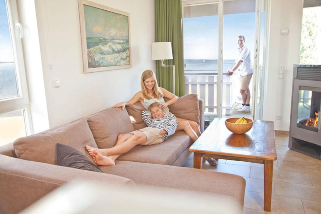 Apartment in Rechlin with a shared sauna