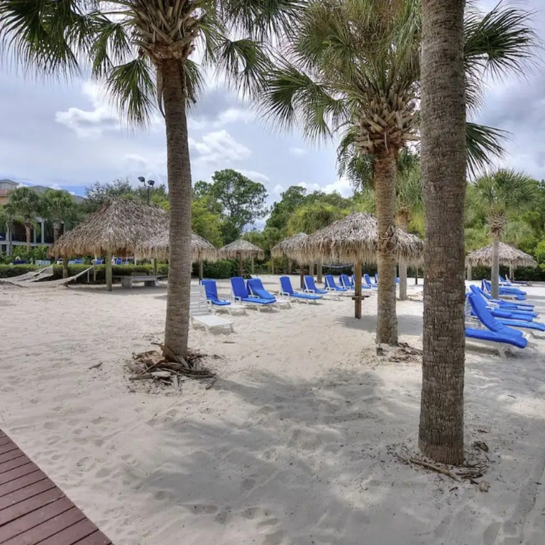 1st Level Pool Beach Disney Area