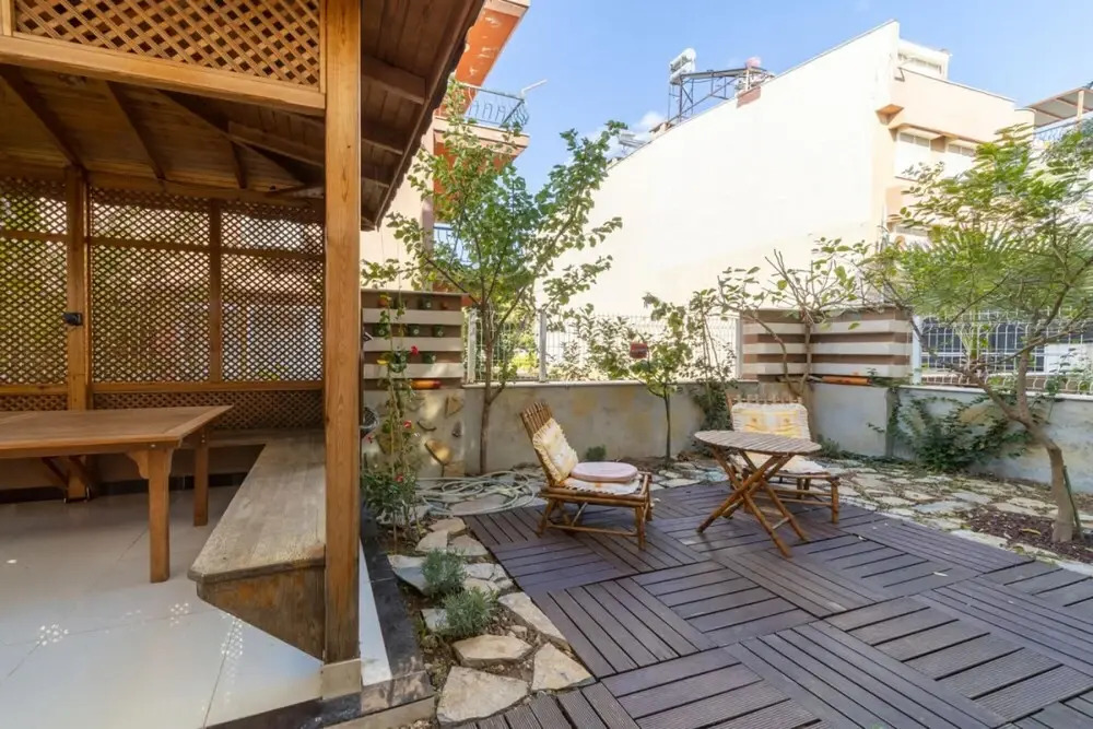 Stylish Duplex With Garden and Gazebo in Muratpasa
