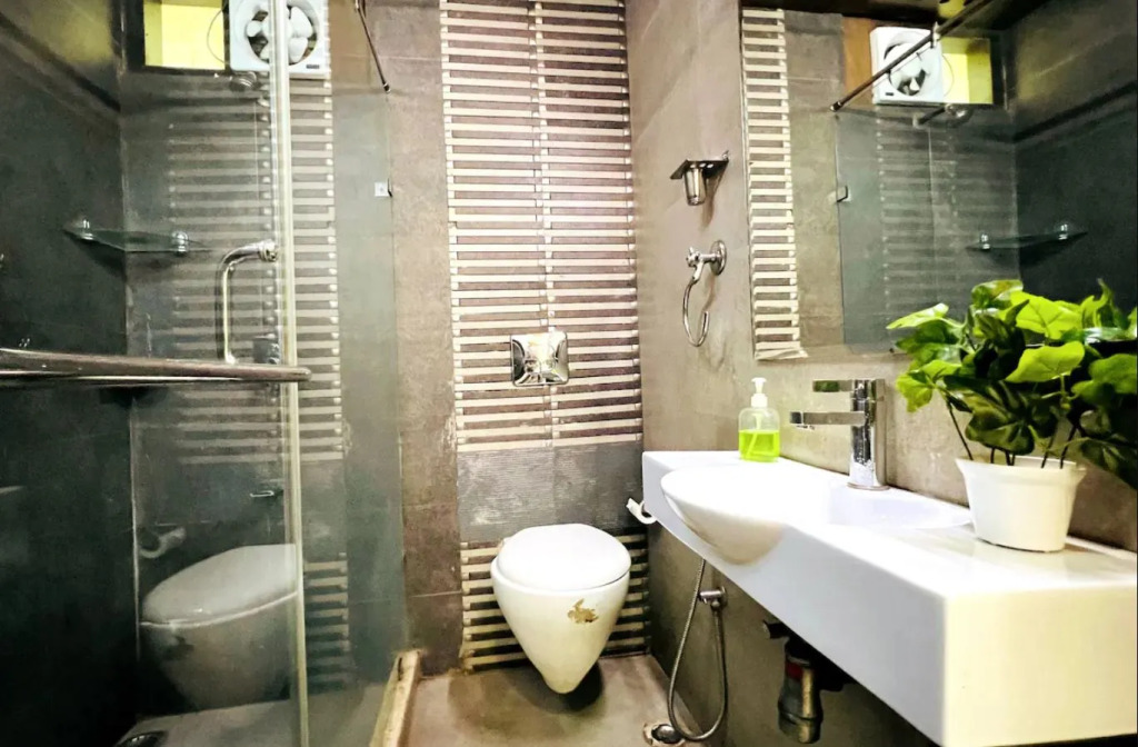 BluO 3BHK Green Park, Private Garden - Balcony